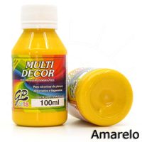 Tinta Multi Decor Gato Preto 100ml 003 amarelo