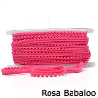 Fita Pompom Grelot Pom/Mini 13mm - 10m Rosa babaloo