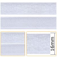 Fecho de Contato Adesivo FA001 16mm - 10 metros 001 branco