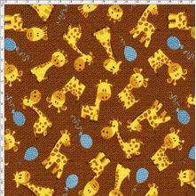 Tecido Estampado para Patchwork - Bichinhos cor 1987 (0,50x1,40)