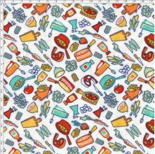 Tecido Estampado para Patchwork - Salada de Legumes cor 2023 (0,50x1,40)