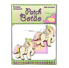 Botão Patch Unicórnio 2585 - 2 Unidades