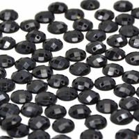 Chaton Redondo 12 mm - 100 unidades 016 preto