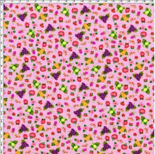 Tecido Estampado para Patchwork - Tutti Frutti Rosa (0,50x1,40)