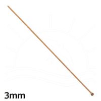 Agulha para Crochê Tunisiano de Bambu Círculo - 30 cm 3,0mm