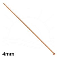 Agulha para Crochê Tunisiano de Bambu Círculo - 30 cm 4,0mm