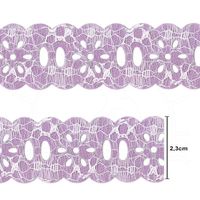 Passa Fita Marilda Coleção Requinte Mod. 1202 Margarida - 10 Metros 108.16 lilás