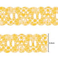 Passa Fita Marilda Coleção Requinte Mod. 1202 Margarida - 10 Metros 101.16 amarelo