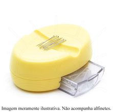 Suporte Magnético com Gaveta para Alfinetes Westpress Amarelo