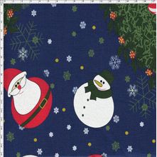 Tecido Estampado para Patchwork - Natal Cor 18112 (0,60x1,40)