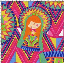 Tecido Estampado para Patchwork - Distroller Virgencita 2 (0,50x1,40)