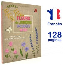 Livro Fleurs de Jardins Brodées Main