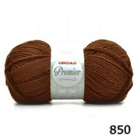 Fio Premier Circulo 100g  850 castanho