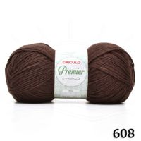 Fio Premier Circulo 100g  608 chocolate