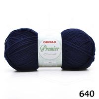 Fio Premier Circulo 100g  640 azul marinho