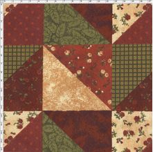 Tecido Estampado para Patchwork - Sunbonnet Composê Patch (0,50x1,40)