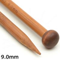 Agulha para Tricô de Bambu Círculo - 35cm 9,00