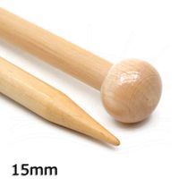 Agulha para Tricô Madeira Tulip - 23cm 15,00mm