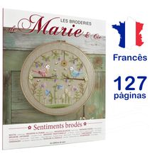 Livro Les Broderies de Marie & Cie nº 6 - Sentiments Brodés
