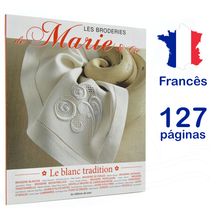 Livro Les Broderies de Marie & Cie nº 7 - Le Blanc Tradition