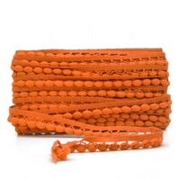 Fita Pompom Grelot 7880 17mm - 10 metros 006 laranja