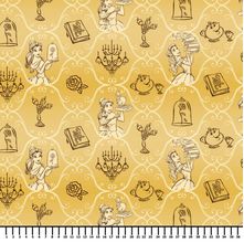 Tecido Estampado para Patchwork - Coleção Disney Bela (0,50x1,50)