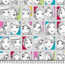 Tecido Estampado para Patchwork - Coleção Disney Princesas (0,50x1,50)