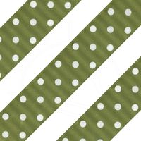 Fita de Cetim com Poá Grande em Relevo nº 09 38 mm - 10 metros 39 - militar