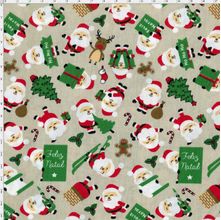 Tecido Estampado para Patchwork - Natal Fun Cor 2046 (0,50x1,40)