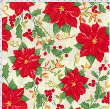 Tecido Estampado para Patchwork - Flor de Espírito Santo Cor 2033 (0,50x1,40)