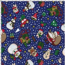 Tecido Estampado para Patchwork - Noite de Natal Cor 2045 (0,50x1,40)