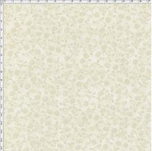 Tecido Estampado para Patchwork - Millyta Shabby Romantic Rosas com Arabesco Bege Claro (0,50x1,40)