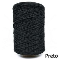 Barbante Apolo Eco nº08 1,8Kg 8990 preto