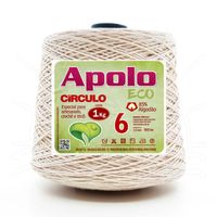 Barbante Apolo Cru 1,0Kg 4/6 - 6 fios - 1045m