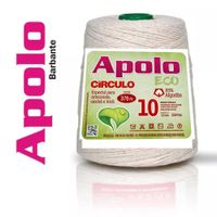 Barbante Apolo Cru 600g 4/10 - 10 fios - 376m