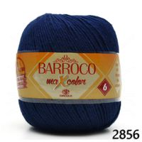 Barbante Barroco MaxColor nº06 200g - Cores 2019 2856 anil profundo