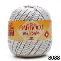 Barbante Barroco MaxColor nº06 200g - Cores 2019 8088 polar