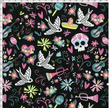 Tecido Estampado para Patchwork - Viva México Mexicana Cor 01 (0,50x1,40)