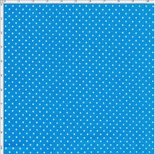 Tecido Estampado para Patchwork - Coleção Lhamas Micro Póa Azul Lima (0,50x1,40)