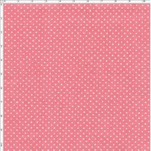 Tecido Estampado para Patchwork - Mundo dos Pássaros Micro Poá Rosa (0,50x1,40)