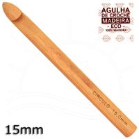 Agulha para Crochê Madeira Círculo 15,00mm