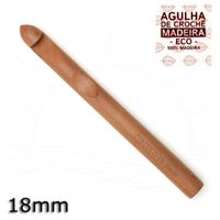 Agulha para Crochê Madeira Círculo 18,0mm