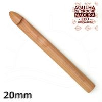 Agulha para Crochê Madeira Círculo 20,0mm