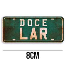 Aplique de MDF e Papel - Placa Doce Lar APM8 - 341