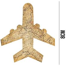 Aplique de MDF e Papel - Avião Mundi APM8 - 1093