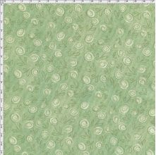 Tecido Estampado para Patchwork - Floral Doodle Pistache (0,50x1,40)