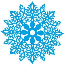 Stencil Litoarte 14 x 14 cm - STA-025 Mandalas Rendadas