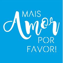 Stencil Litoarte 14 x 14 cm - STA-059 Mais Amor...