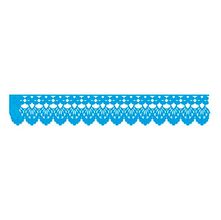 Stencil Litoarte 4,2 x 28,6 cm - STAB-019 Barrado Rendado
