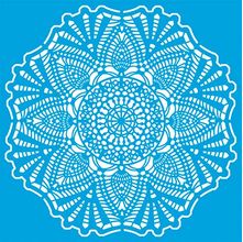 Stencil Litoarte Rose Ferreira 25 x 25 cm - STXXV-006 Renda